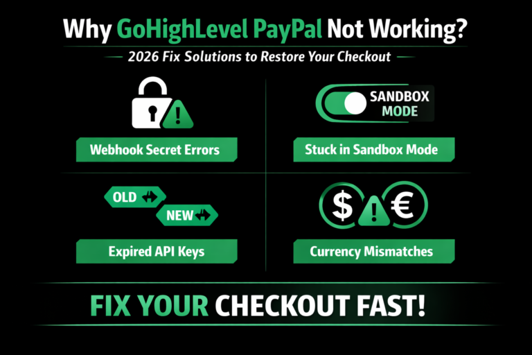 Why Your GoHighLevel PayPal Integration is Failing in 2026
