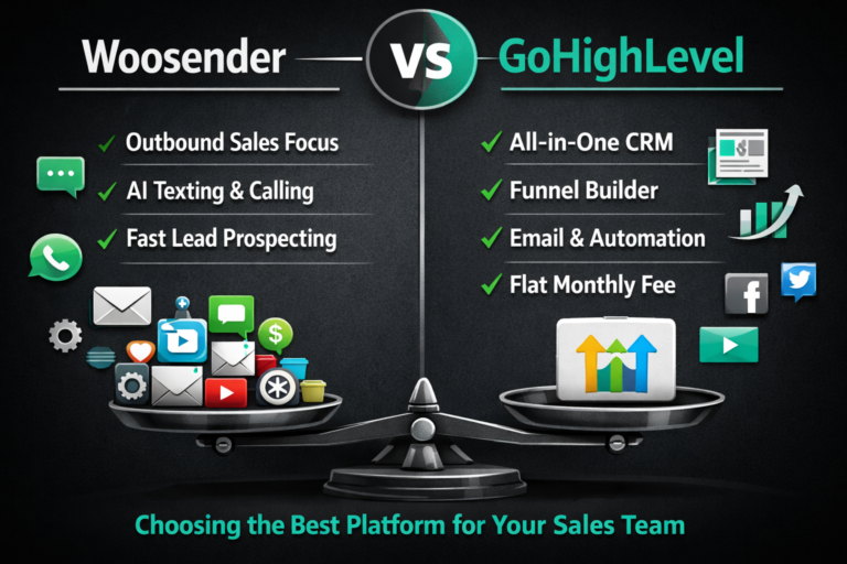 Woosender vs GoHighLevel: The Ultimate2026 Breakdown