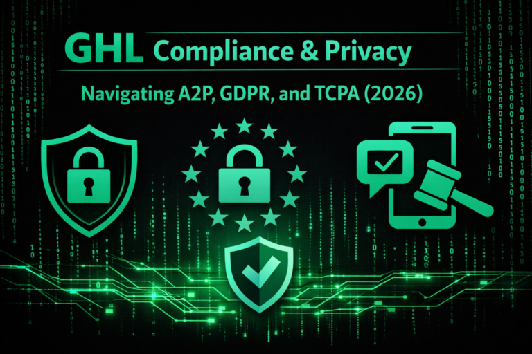 GHL Compliance & Privacy: Navigating A2P, GDPR, and TCPA (2026)