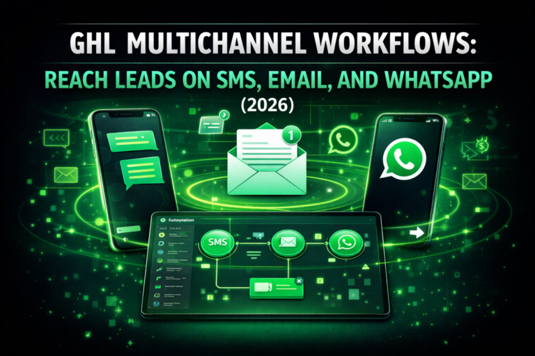 GHL Multichannel Workflows: Reach Leads on SMS, Email, and WhatsApp (2026)