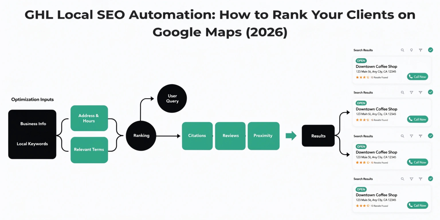 GHL Local SEO Automation: How to Rank Your Clients on Google Maps (2026)