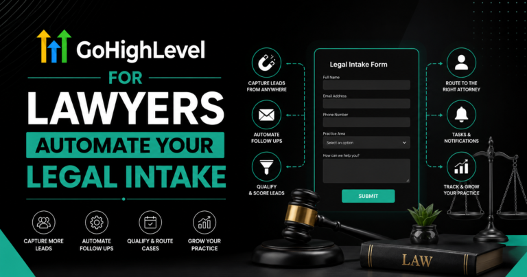 GoHighLevel for Lawyers Automate Your Legal Intake