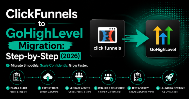 ClickFunnels to GoHighLevel Migration Step-by-Step (2026)